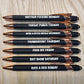 🔥NEW YEAR SALE 49% OFF🔥Funny Stress-Relief Daily Quotes Metal Ballpoint Pen Set 🎁