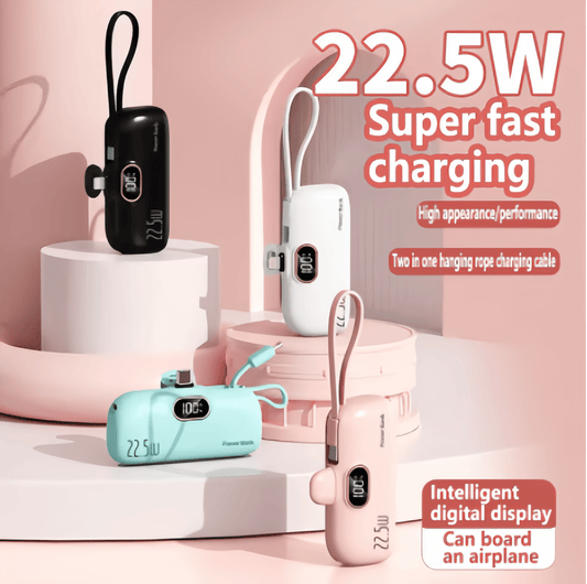 🔋✨FLASH SALE - ￡9.99!!👍5000mAh Mini Portable Charger Power Bank for phone