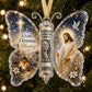 🦋🎄 3D Embossed Butterfly Christmas Cash Gift Ornament – Holiday Money Holder Keepsake 🎁