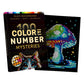 🧧🔥New Year Hot Sale 49% OFF🌟🌈100 Color by Number Mysteries: A Coloring Book for Adults Relaxation and Wonder