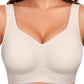 ⏳LAST DAY SALE 50% OFF💕Womens Comfortable Wireless Bralettes Seamless Deep V Everyday Bra