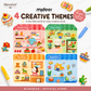 🎁Christmas Pre Sales - save 65% ☃️🌈 Create Your Own Jelly Stickers! 🎨 DIY Paint, Peel & Stick Art Kit for Kids ✨ 4 Fun Themes + Complete Craft Set 🎁