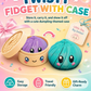 🎁 2026 New Hot Sale 50% OFF🌟30K+ SOLD!!!!😍Bao Bun Fidget Toy 👀Twist & Squeeze Desk Stress Relief Toy