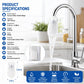 🔥💧 BUY 1 GET 1 FREE! 🌟 100PCS Tap Filter Bags – Universal Splash-Proof Faucet Filter Set 🚰✨