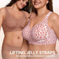 ⏳LAST DAY SALE ONLY ￡11.99!!!!💕GRACE Women Jelly Bras Wirefree Full Coverage No Underwire Everyday Bras Comfortable Wireless Padded Tshirt Bra