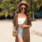 🔥Limited Time sales - Just ￡15.58!!!😍Women’s Oversized Knit Cardigan – Lightweight Crochet Tassel Kimono for Spring & Summer 🌸