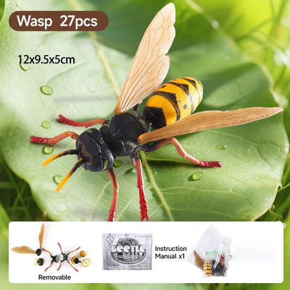 🐞🎄New collection✨ Insect & Animal Building Toys - 3 Levels of Difficulty, Non-Toxic Materials, Educational 🎨⚙️