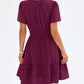 🔥Summer Hot Sales - 65% OFF😍Women's V-Neck Elastic Waist Tiered Mini Dress