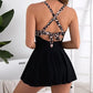 🏖️Summer Hot Sale 60% OFF🏝️Women's Cutout One Piece Skirt Swimsuit – V-Neck, Tummy Control & Flirty Cutouts 🩱✨