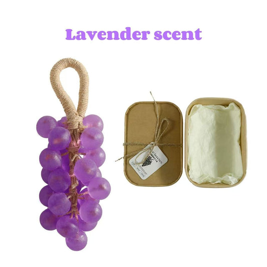 🔥⏰Last Day 50% OFF💝🧼Personalized Original Handmade Crystal Grape Soap Gentle Cleansing Soap