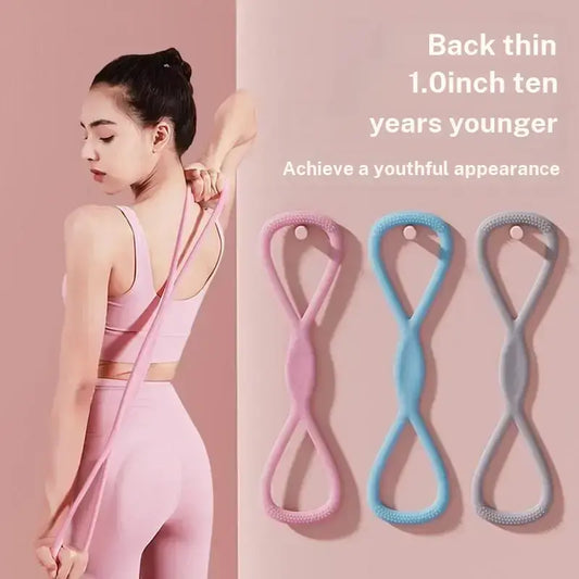 ⏳Limited-time Special Price:£11.99!!!🔥✨ Women’s Figure 8 Resistance Band – Sculpt & Tone Your Arms, Chest & Body Anywhere 💪