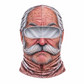 3D Realistic Old Man Face Mask with Hood|Funny Winter Skiing Costume Accessory