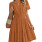 🔥Summer Hot Sales - 65% OFF😍Women's V-Neck Elastic Waist Tiered Mini Dress