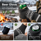 Beer Mitten Gloves - Knit Stitched Drink Mitt Holder for Beverage 🧤🍻