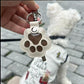 😻🐶Last Day 50% OFF🐾🐾Pet Paw Shaped Leather Keychain - Keep Them By Your Side✨