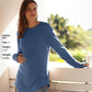 💖This week's Hot Sales - Only ￡13.99✨🍂Women's Casual Crewneck Long Sleeve Top With Thumb Holes and Curved Hem