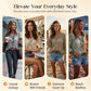 🔥💐SUMMER DAY SALE - ONLY £13.99!!⚡50K+ SOLD✨Womens Bohemian-Inspired Beige Crochet Top With V-Neck