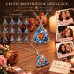 🌲Xmas Hot Sales - 50% off💝Birthstone Celtic Knot Necklace for Women