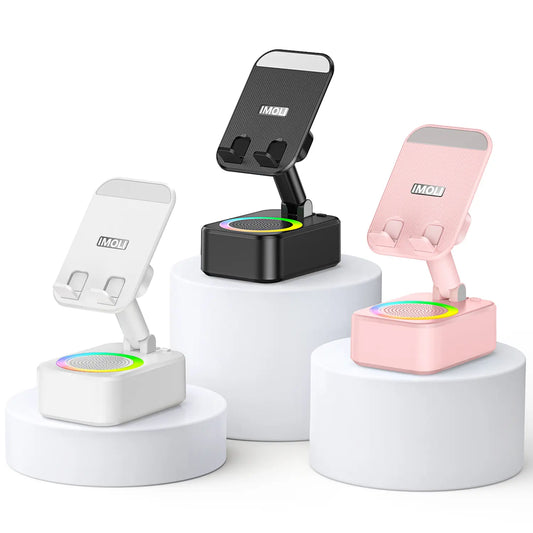 😍2026 New Viral Gadget 50% OFF 🔥 5-in-1 Wireless Bluetooth Speaker with Phone Stand | HD Stereo Sound for iPhone & Android