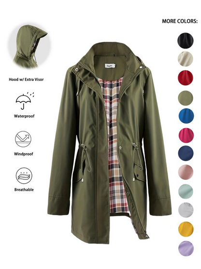 🔥This Week's Special Price - save 59%🧥💦Womens Chic. Lightweight. Waterproof Jacket🍃-Unleash Style and Durability in Any Storm!