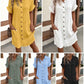 💎🔥This Week's Special Price:£14.99!!💎✨Women’s Summer Midi Dress – Breezy, Flattering & Effortlessly Chic! Lightweight Button-Down with Pockets 🇬🇧☀️