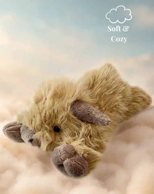 🎁🎁Cute Cartoon Highland Cow Cuddly Toy
