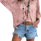 🔥💐SUMMER DAY SALE - ONLY £13.99!!⚡50K+ SOLD✨Womens Bohemian-Inspired Beige Crochet Top With V-Neck