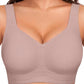 ⏳LAST DAY SALE 50% OFF💕Womens Comfortable Wireless Bralettes Seamless Deep V Everyday Bra