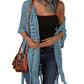 🔥Limited Time sales - Just ￡15.58!!!😍Women’s Oversized Knit Cardigan – Lightweight Crochet Tassel Kimono for Spring & Summer 🌸