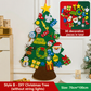 🎅Xmas Hot Sales - 50% OFF!🎄DIY Felt Christmas Tree for Kids – 32 Reusable Ornaments + Fairy Lights
