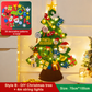 🎅Xmas Hot Sales - 50% OFF!🎄DIY Felt Christmas Tree for Kids – 32 Reusable Ornaments + Fairy Lights