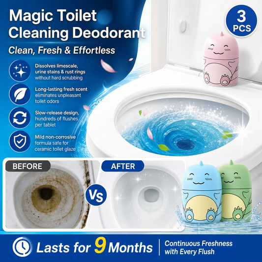 🔥HOT SALE🔥Magic Toilet Cleaning Deodorant – Remove Stains, Beat Bad Odors!