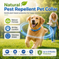 🔥 50% OFF Today 🐾 Natural Essential Oil Pet Pest Repellent Collar 🦟Safe Flea & Tick Protection for Dogs & Cats 💚