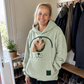 ⏰Last Day Hot Sales - 50% OFF😍2026 A must-have for pet lovers 🐾 Cozy Fleece Pet Bonding Pouch Hoodie – Warm & Supportive Small Pet Carrier Clothing🐶🐱