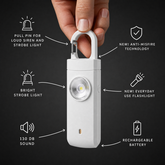 130 dB Flashing Loud Siren Song Emergency Security Alarm