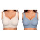 ⏳LAST DAY SALE 50% OFF💕Womens Comfortable Wireless Bralettes Seamless Deep V Everyday Bra