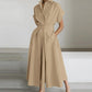 🔥Summer Hot Sales - 59% off😍Chic Lapel Collar High-Waist A-Line Shirtdress