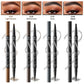 💜Last Day-Buy 1 Get 1 Free!🎁Waterproof & Smudge-Proof Microblading 4 Fork Eyebrow Pencil With Eyeliner pencil