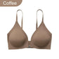Seamless Wire-Free Vest Style Plus Size Front Buckle Bra