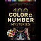 🧧🔥New Year Hot Sale 49% OFF🌟🌈100 Color by Number Mysteries: A Coloring Book for Adults Relaxation and Wonder