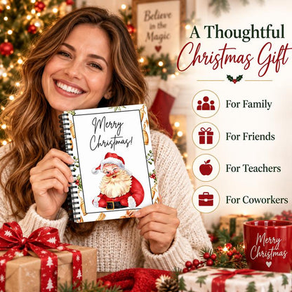 🔥🎁70% OFF!!!-Ready for Christmas!🎅Christmas Gift Card Album -👍DIY Spiral-Bound Christmas Gift Card Album with Surprise Pages2