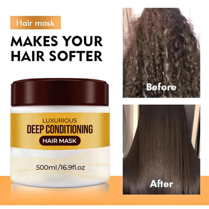🔥BUY MORE SAVE MORE🔥Collagen Hair Treatment Deep Repair Conditioning Argan Oil Collagen Hair Mask Essence for Dry Damaged Hair All Hair Types