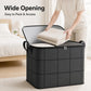 Spacious Moving Storage Bin – Large Capacity Zippered Fabric Organizer for Bedding & Clothes