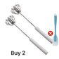 Stainless Steel Semi-Automatic Hand Egg Beater