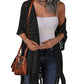 🔥Limited Time sales - Just ￡15.58!!!😍Women’s Oversized Knit Cardigan – Lightweight Crochet Tassel Kimono for Spring & Summer 🌸
