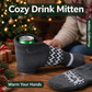 Beer Mitten Gloves - Knit Stitched Drink Mitt Holder for Beverage 🧤🍻