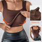 🏆 Last Day Special Price £9.99&Free Shipping ! 💐 Women’s U-Neck Tank Tops with Built-In Bra