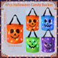 ✨ Halloween Special Offer 😍20K+ sold!!!🎃 LED Halloween Pumpkin Trick or Treat Bag – Glow in the Dark Candy Bag for Kids