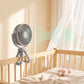 🔥Limited-Time Sales - save 60%🌬️ Mini Portable Octopus Stroller Fan – Flexible 360° Pram Fan 👶🛒✨