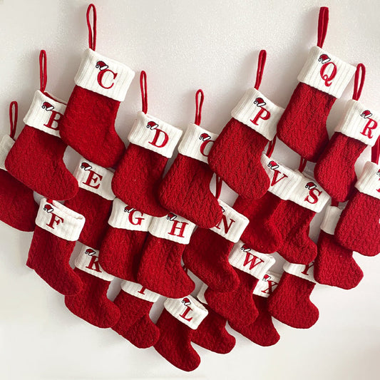 🎅Christmas Sale 50% OFF🧦Personalised Knitted Christmas Stocking for Fireplace and Home Decor